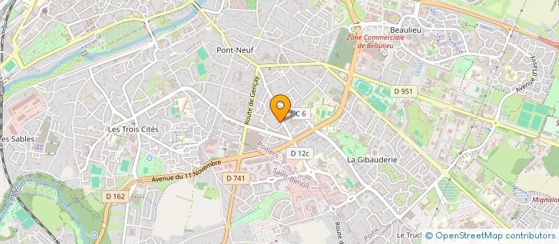 localisation de l'entreprise MONSIEUR JEAN-LOUIS ROUBIRA à POITIERS
