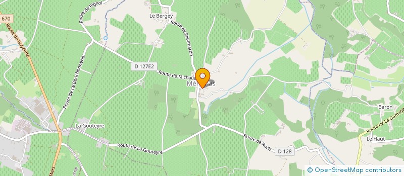 localisation de l'entreprise MONSIEUR JEAN-LOUIS ROUGIER  MERIGNAS