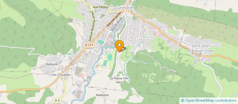 localisation de l'entreprise MONSIEUR JEAN LOUIS ROUZAUD à LAVELANET