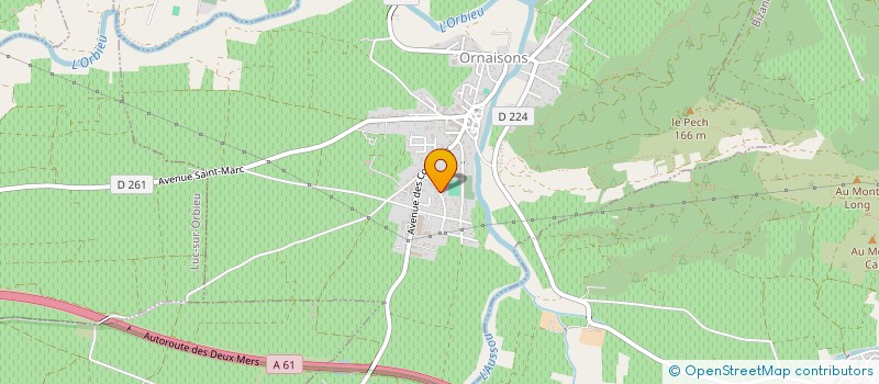 localisation de l'entreprise MONSIEUR JEAN-LOUIS SABLAYROLLES  ORNAISONS