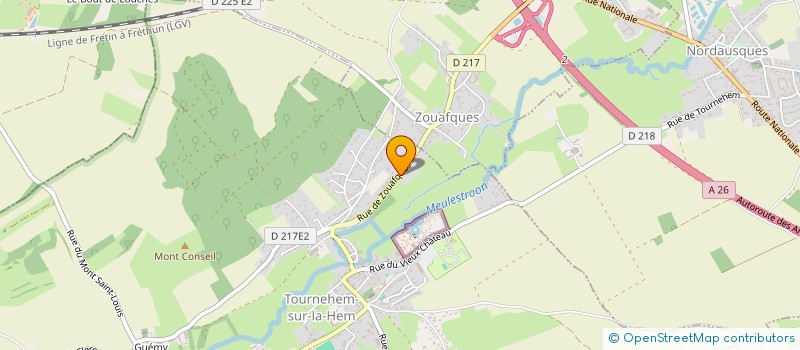 localisation de l'entreprise MONSIEUR JEAN-LOUIS SAISON  TOURNEHEM-SUR-LA-HEM