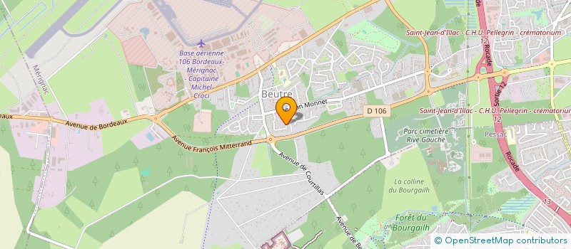 localisation de l'entreprise MONSIEUR JEAN LOUIS SALLAS  MERIGNAC