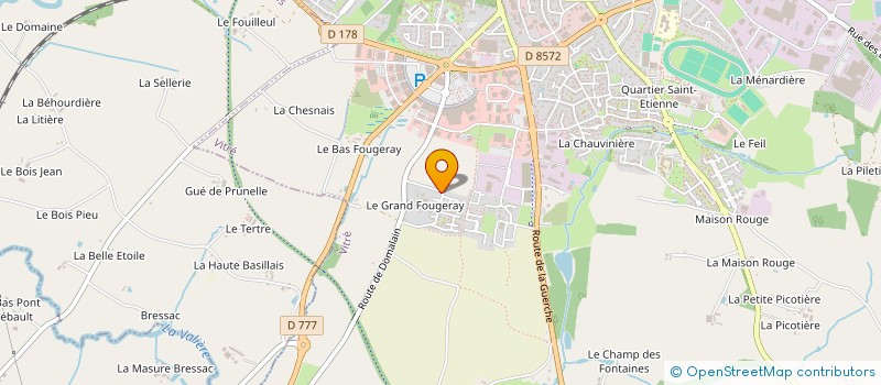 localisation de l'entreprise MONSIEUR JEAN-LOUIS SALMON  VITRE