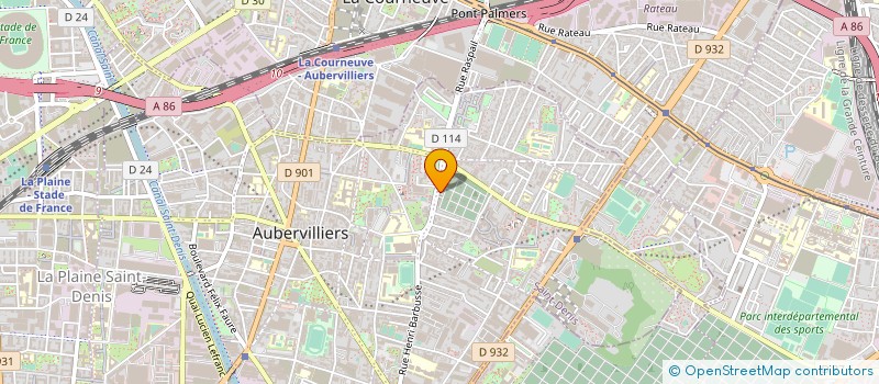 localisation de l'entreprise MONSIEUR JEAN-LOUIS SANTILLI à AUBERVILLIERS