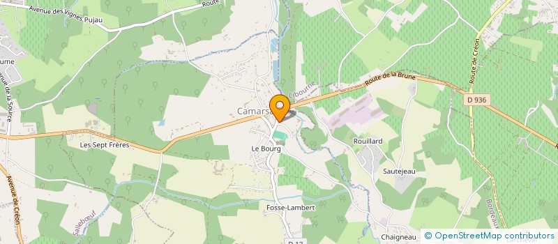 localisation de l'entreprise MONSIEUR JEAN LOUIS SAUBION  CAMARSAC