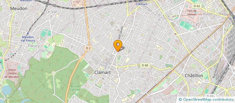localisation de l'entreprise MONSIEUR JEAN-LOUIS SAUGNAC  CLAMART