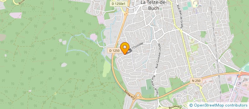 localisation de l'entreprise MONSIEUR JEAN-LOUIS SAUSSET à LA TESTE-DE-BUCH