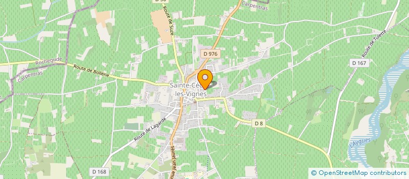 localisation de l'entreprise MONSIEUR JEAN LOUIS SAUZADE  SAINTE-CECILE-LES-VIGNES