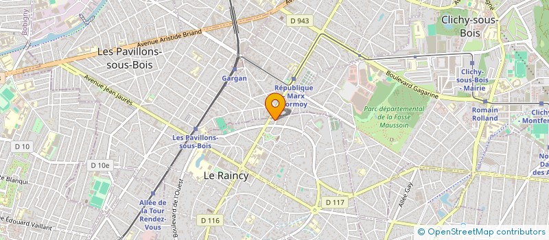 localisation de l'entreprise MONSIEUR JEAN-LOUIS SAVATON à LE RAINCY