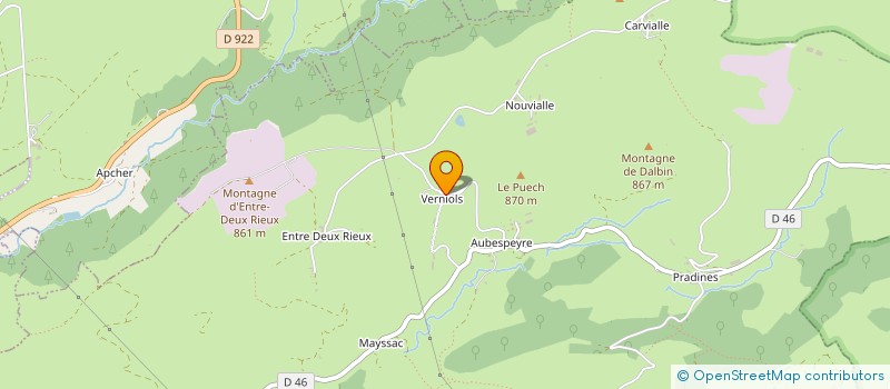 localisation de l'entreprise MONSIEUR JEAN-LOUIS SERRE à MARMANHAC