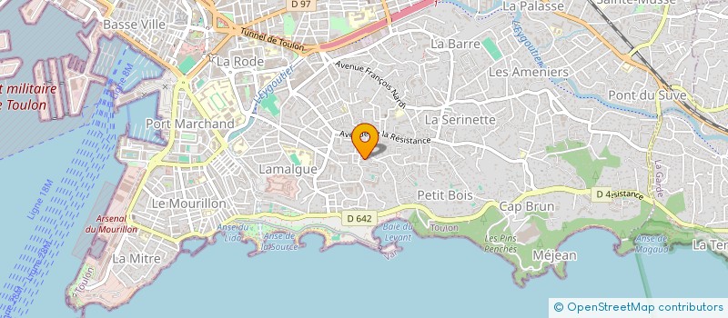 localisation de l'entreprise MONSIEUR JEAN-LOUIS SIRVENT  TOULON