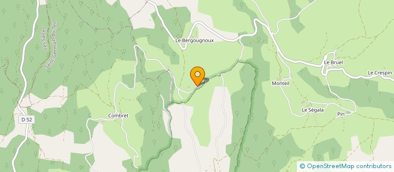 localisation de l'entreprise MONSIEUR JEAN LOUIS SOLIGNAC  GABRIAS