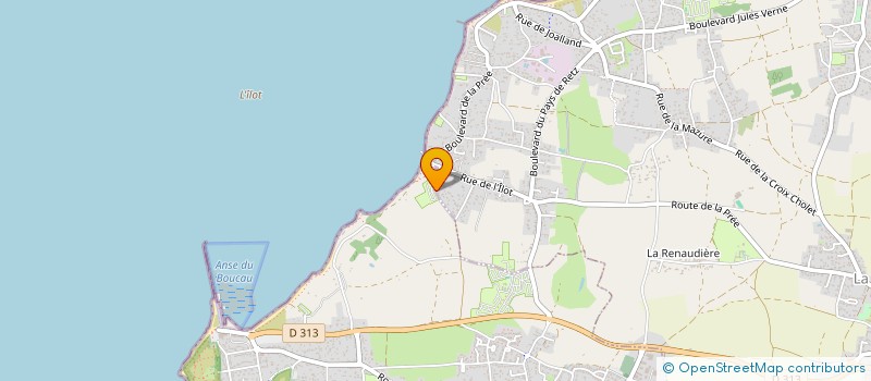 localisation de l'entreprise MONSIEUR JEAN LOUIS SORIN à LA PLAINE-SUR-MER