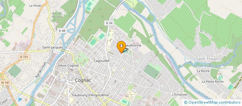 localisation de l'entreprise MONSIEUR JEAN-LOUIS STEIMBACH à COGNAC