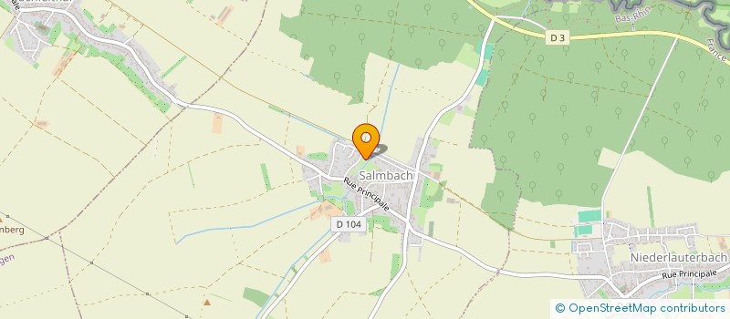 localisation de l'entreprise MONSIEUR JEAN LOUIS STOLTZ  SALMBACH