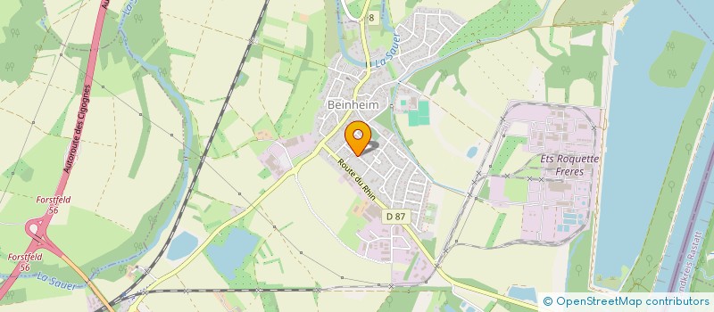 localisation de l'entreprise MONSIEUR JEAN-LOUIS STRASSER  BEINHEIM