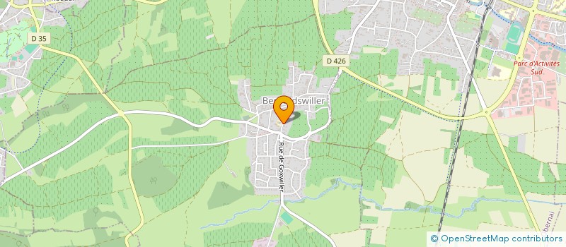 localisation de l'entreprise MONSIEUR JEAN-LOUIS SUHR  BERNARDSWILLER