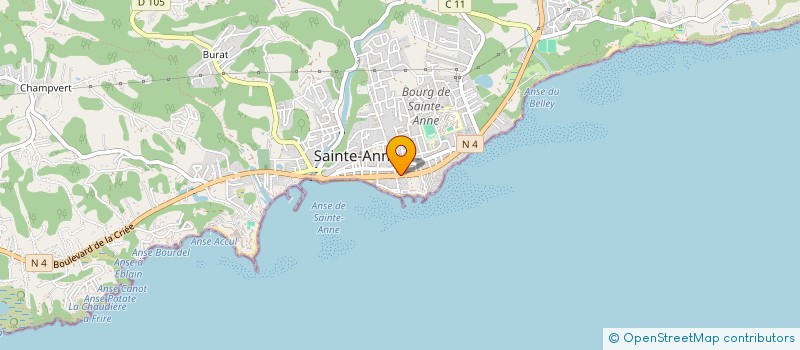 localisation de l'entreprise MONSIEUR JEAN-LOUIS SURJOUS  SAINTE-ANNE