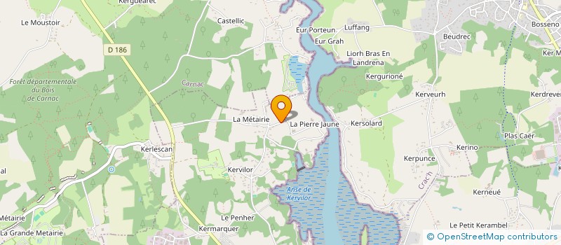 localisation de l'entreprise MONSIEUR JEAN-LOUIS TANGUY  LA TRINITE SUR MER