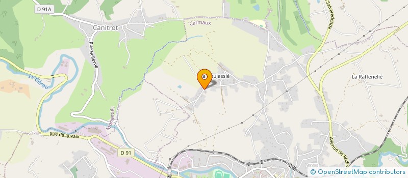 localisation de l'entreprise MONSIEUR JEAN LOUIS TARDIEU  CARMAUX