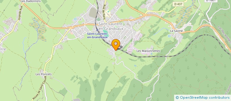 localisation de l'entreprise MONSIEUR JEAN-LOUIS TARTAVEL  SAINT-LAURENT-EN-GRANDVAUX