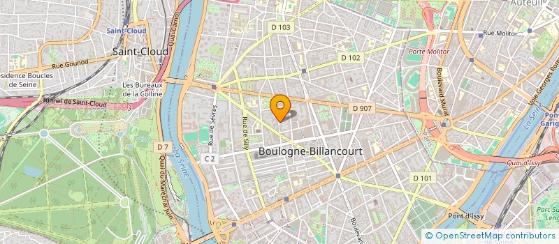 localisation de l'entreprise MONSIEUR JEAN LOUIS TAVANI à BOULOGNE-BILLANCOURT