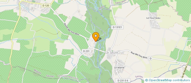 localisation de l'entreprise MONSIEUR JEAN-LOUIS TESSERON  MIGRON