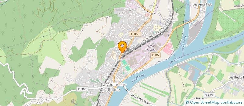 localisation de l'entreprise MONSIEUR JEAN-LOUIS TEYSSIER à LA VOULTE-SUR-RHONE