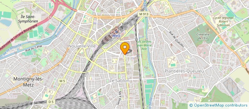 localisation de l'entreprise MONSIEUR JEAN-LOUIS THILL  METZ