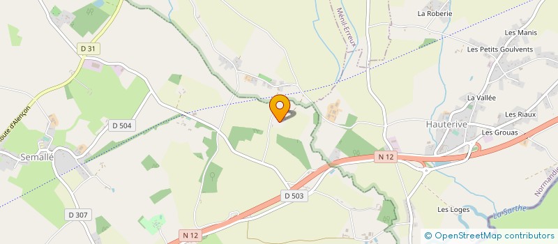localisation de l'entreprise MONSIEUR JEAN-LOUIS THOMAS à DAMIGNY