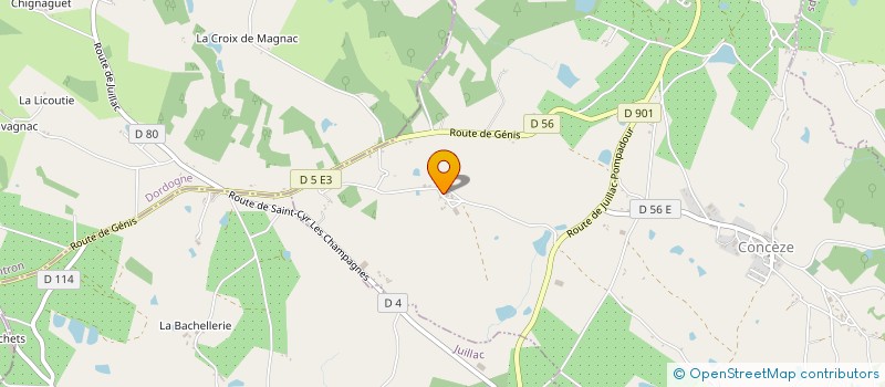 localisation de l'entreprise MONSIEUR JEAN-LOUIS THOMAS  CONCEZE