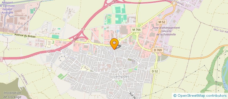 localisation de l'entreprise MONSIEUR JEAN-LOUIS THOMAS  LEMPDES