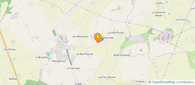 localisation de l'entreprise MONSIEUR JEAN-LOUIS TILLY  LE FIL