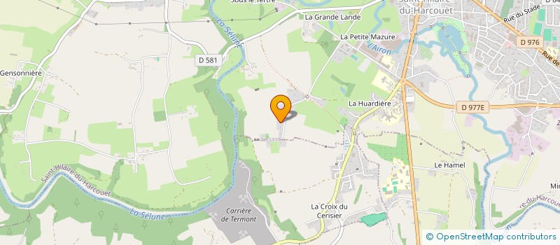 localisation de l'entreprise MONSIEUR JEAN-LOUIS TREHET  SAINT-HILAIRE-DU-HARCOUET