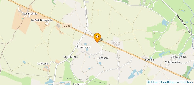 localisation de l'entreprise MONSIEUR JEAN LOUIS TREMBLAIS à SAINT-GENOU