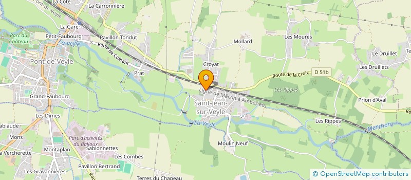 localisation de l'entreprise MONSIEUR JEAN-LOUIS TROMPF  SAINT-JEAN-SUR-VEYLE