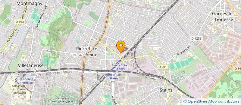 localisation de l'entreprise MONSIEUR JEAN-LOUIS URSINUS à PIERREFITTE-SUR-SEINE