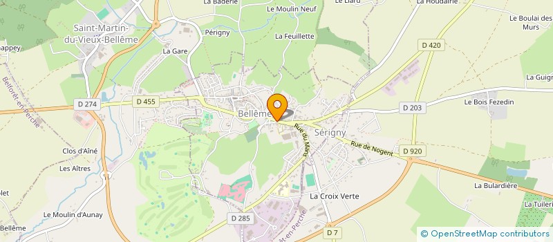 localisation de l'entreprise MONSIEUR JEAN-LOUIS VADE à BELLEME