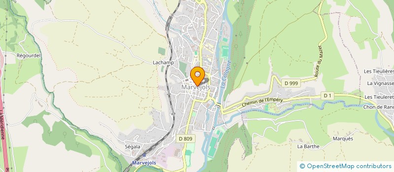 localisation de l'entreprise MONSIEUR JEAN-LOUIS VALENTIN  MARVEJOLS