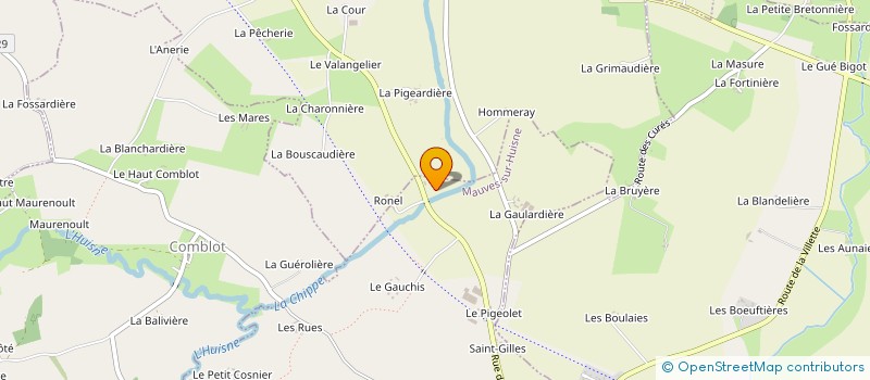 localisation de l'entreprise MONSIEUR JEAN LOUIS VALLEE à LA CHAPELLE-MONTLIGEON