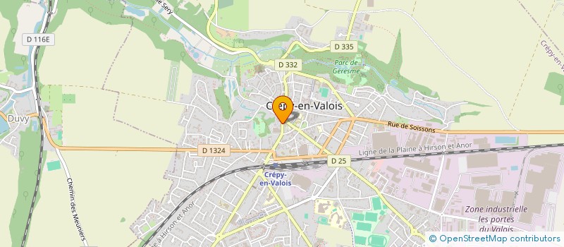 localisation de l'entreprise MONSIEUR JEAN-LOUIS VANDOME  CREPY-EN-VALOIS