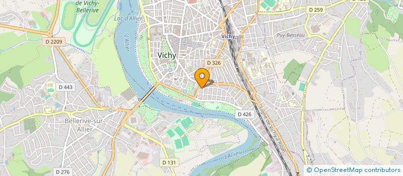 localisation de l'entreprise MONSIEUR JEAN-LOUIS VAURS à VICHY