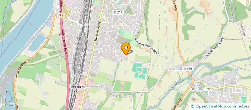 localisation de l'entreprise MONSIEUR JEAN-LOUIS VERCASSON  PORTES-LES-VALENCE