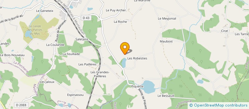 localisation de l'entreprise MONSIEUR JEAN-LOUIS VERDIER à LA PORCHERIE