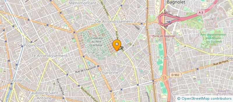 localisation de l'entreprise MONSIEUR JEAN LOUIS VERLAINE  PARIS