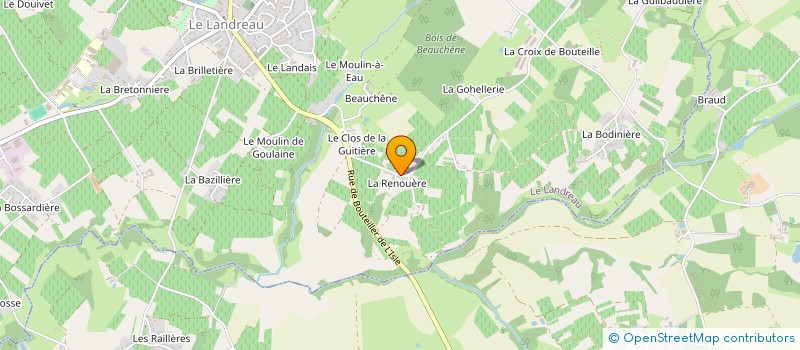 localisation de l'entreprise MONSIEUR JEAN-LOUIS VIAUD à LE LANDREAU