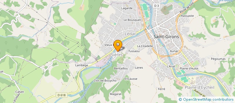 localisation de l'entreprise MONSIEUR JEAN-LOUIS VICQ à SAINT-GIRONS