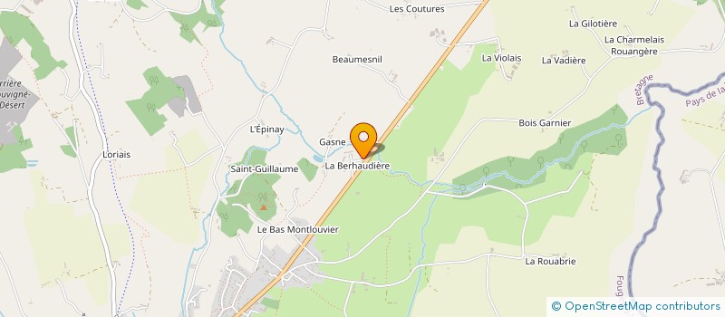 localisation de l'entreprise MONSIEUR JEAN-LOUIS VIGNERON  LOUVIGNE-DU-DESERT