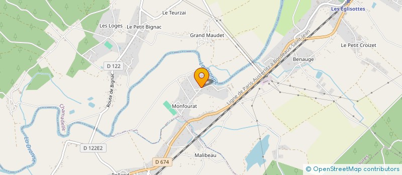 localisation de l'entreprise MONSIEUR JEAN-LOUIS WINTERSTEIN  LES EGLISOTTES ET CHALAURES