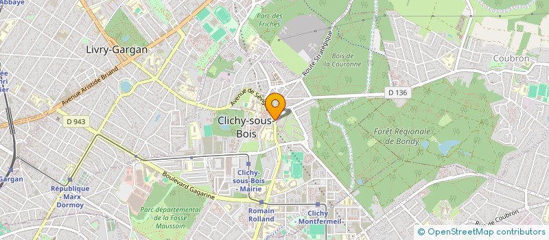 localisation de l'entreprise MONSIEUR JEAN LOUISON à CLICHY-SOUS-BOIS